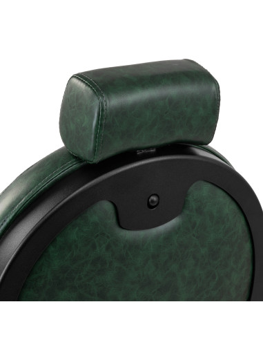Barber chair Gabbiano President green