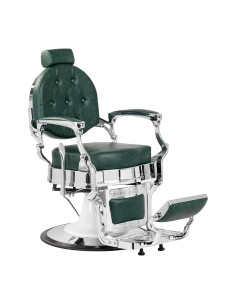 Barber chair Gabbiano President green Chrom