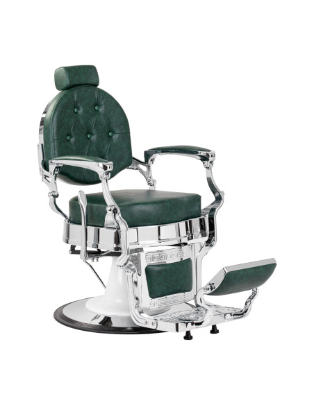 Barber chair Gabbiano President green Chrom