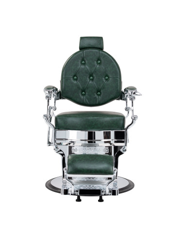 Barber chair Gabbiano President green Chrom