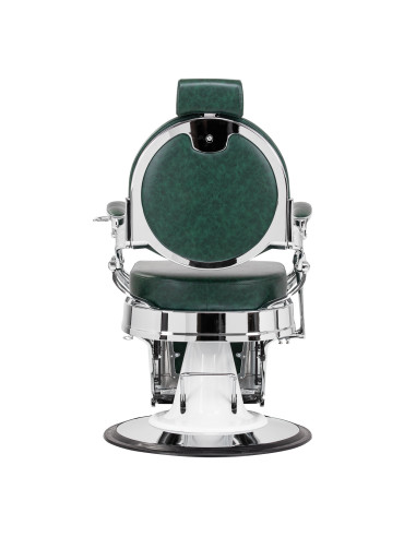 Barber chair Gabbiano President green Chrom