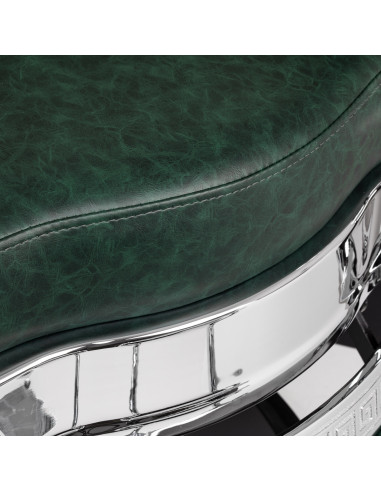 Barber chair Gabbiano President green Chrom