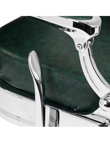 Barber chair Gabbiano President green Chrom
