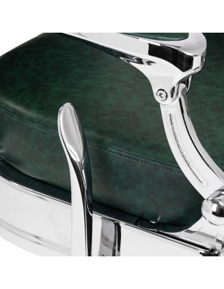 Barber chair Gabbiano President green Chrom