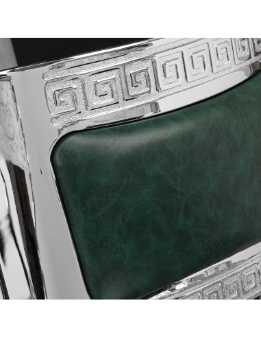 Barber chair Gabbiano President green Chrom