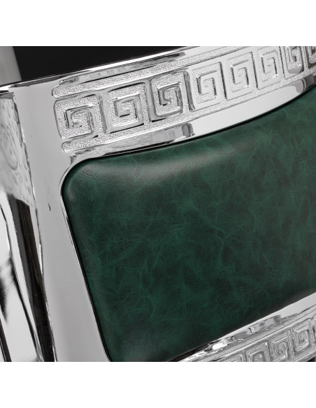 Barber chair Gabbiano President green Chrom