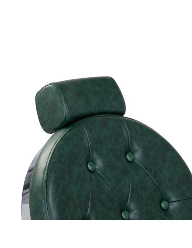 Barber chair Gabbiano President green Chrom