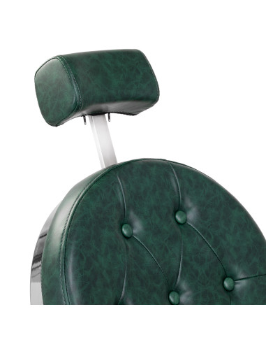 Barber chair Gabbiano President green Chrom