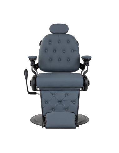Gabbiano barber chair Francesco Black graphite