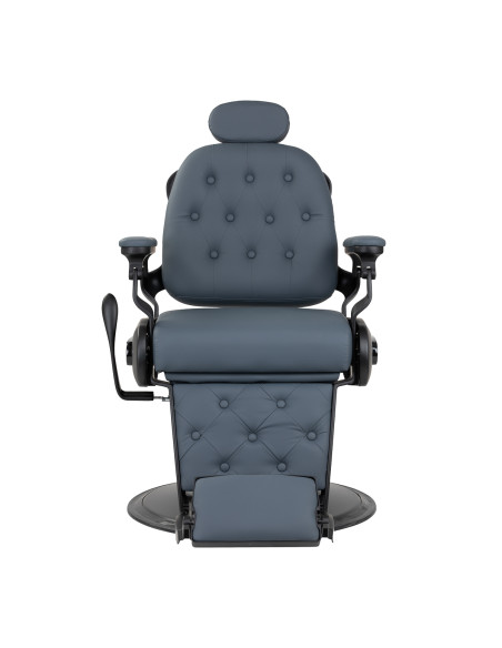 Gabbiano barber chair Francesco Black graphite