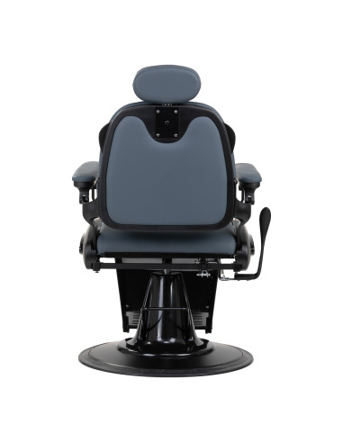 Gabbiano barber chair Francesco Black graphite