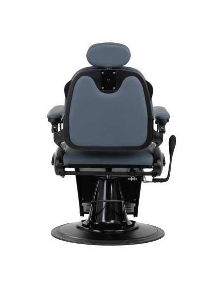 Gabbiano barber chair Francesco Black graphite