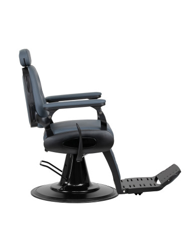 Gabbiano barber chair Francesco Black graphite