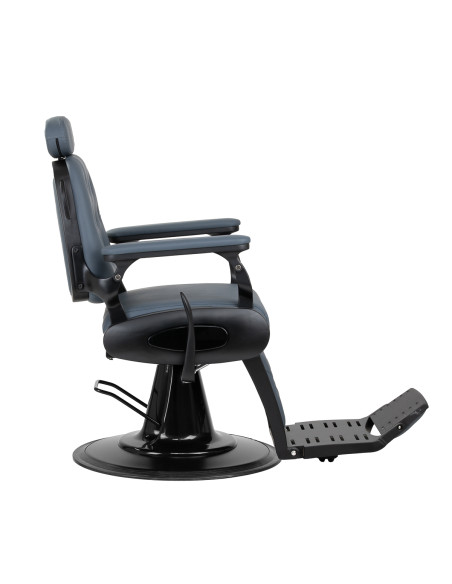 Gabbiano barber chair Francesco Black graphite