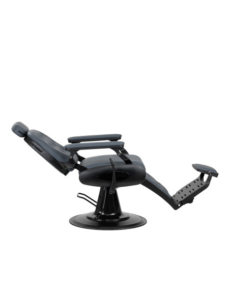 Gabbiano barber chair Francesco Black graphite