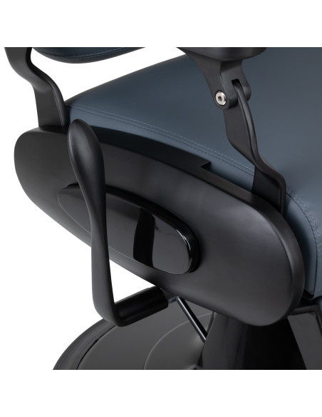 Gabbiano barber chair Francesco Black graphite