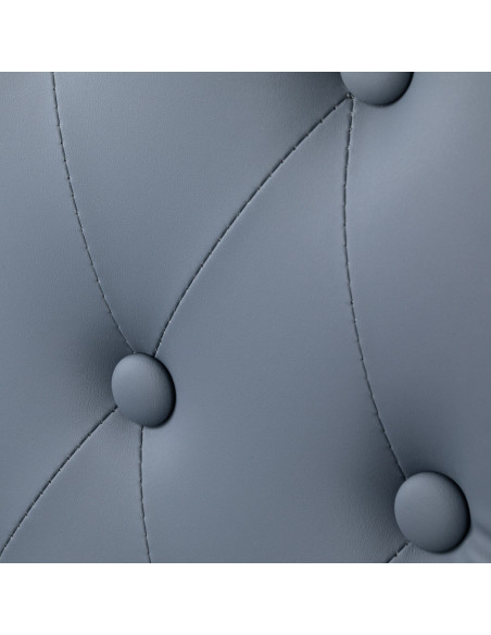 Gabbiano barber chair Francesco Black graphite