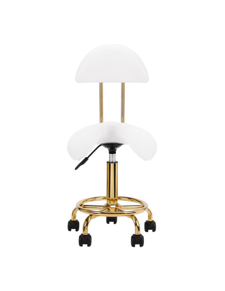 Cosmetic stool 6001-G gold white second category