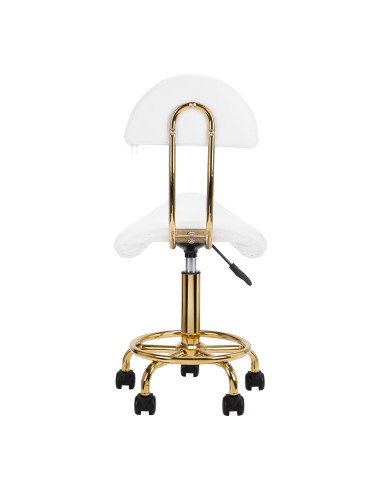 Cosmetic stool 6001-G gold white second category