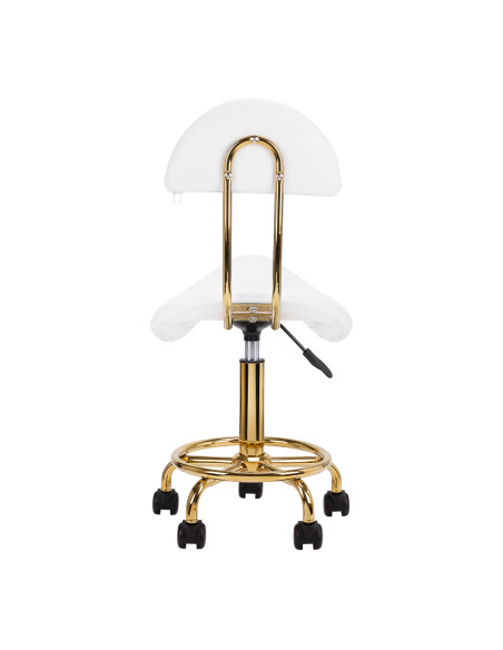 Cosmetic stool 6001-G gold white second category