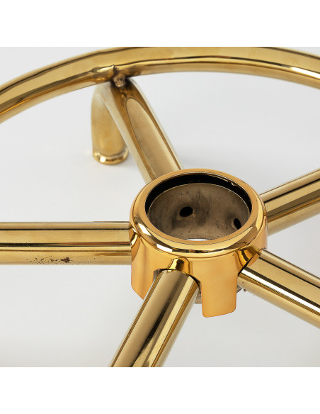 Cosmetic stool 6001-G gold white second category