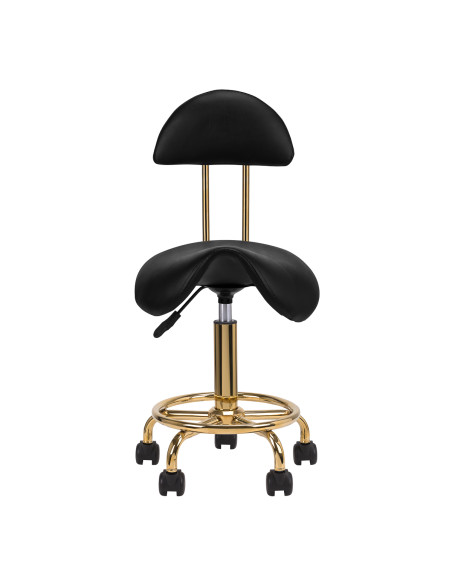 Cosmetic stool 6001-G gold black