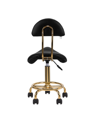 Cosmetic stool 6001-G gold black