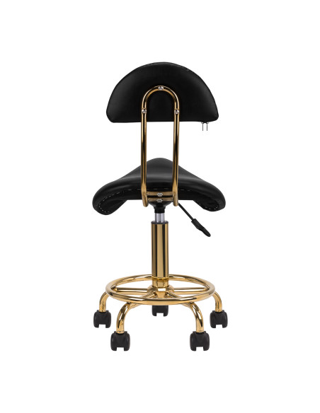 Cosmetic stool 6001-G gold black
