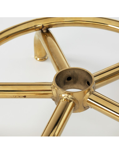 Cosmetic stool 6001-G gold black