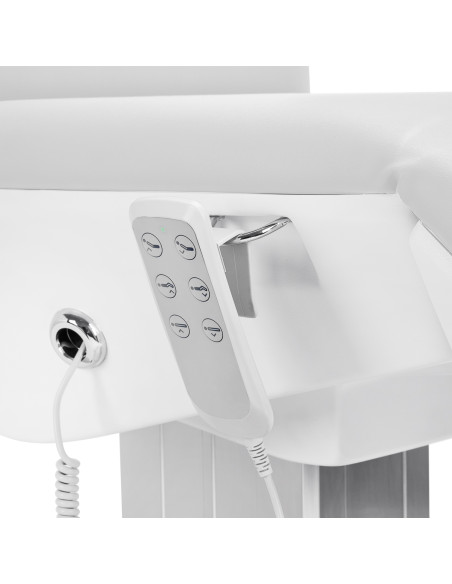 Beauty bed electr. 2240 Eclipse 3 actuators white with a cradle