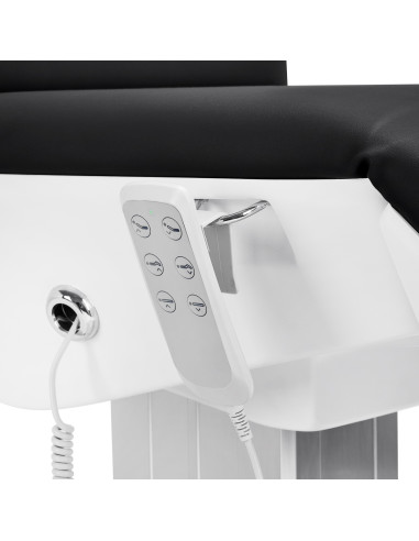 Beauty bed electr. 2240 Eclipse 3 actuators black with a cradle