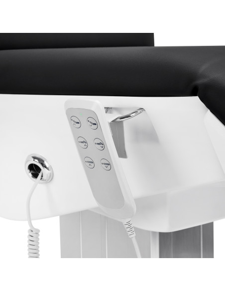 Beauty bed electr. 2240 Eclipse 3 actuators black with a cradle