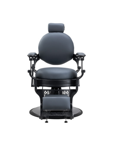 Barber chair Gabbiano Niccolo graphite buttonless