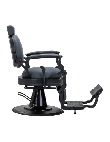 Barber chair Gabbiano Niccolo graphite buttonless