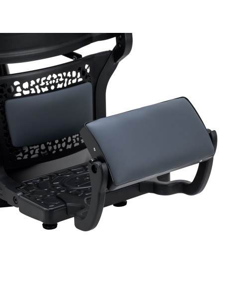 Barber chair Gabbiano Niccolo graphite buttonless