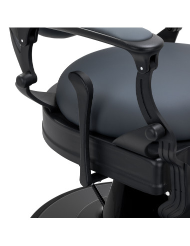 Barber chair Gabbiano Niccolo graphite buttonless
