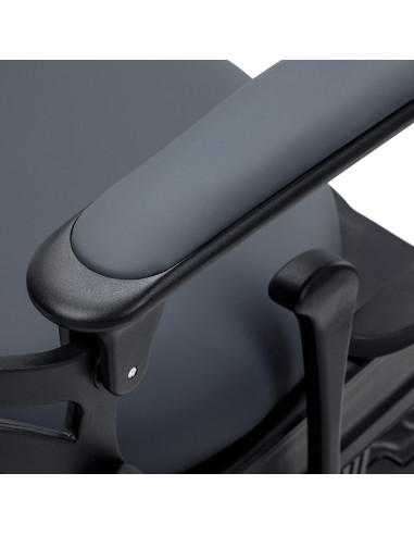 Barber chair Gabbiano Niccolo graphite buttonless