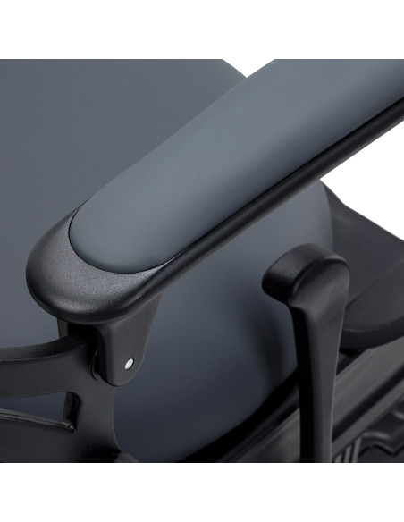 Barber chair Gabbiano Niccolo graphite buttonless