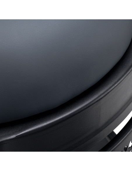 Barber chair Gabbiano Niccolo graphite buttonless