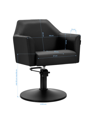 Gabbiano Styling chair Davos black