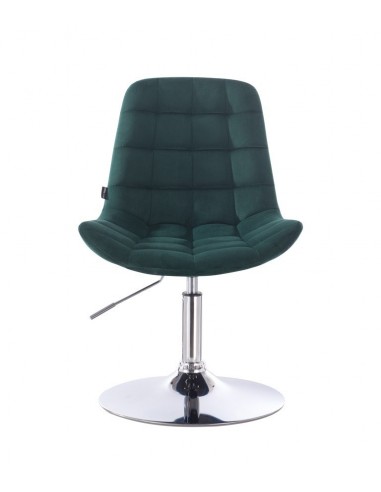 Hroove Salon Chair - Green Velour BFHR590N Bella Furniture Ireland