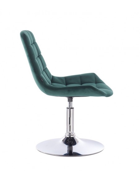 Hroove Salon Chair - Green Velour BFHR590N Bella Furniture Ireland