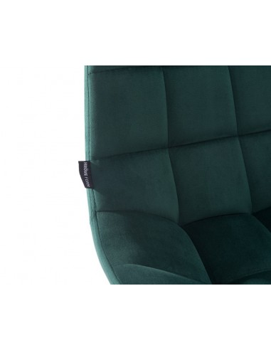 Hroove Salon Chair On Wheels - Green Velour BFHR590K Bella Furniture Ireland