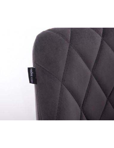 High Chair - Grey Velour BFHC1054 Bella Furniture Ireland