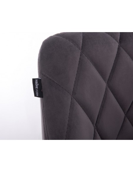 High Chair - Grey Velour BFHC1054 Bella Furniture Ireland