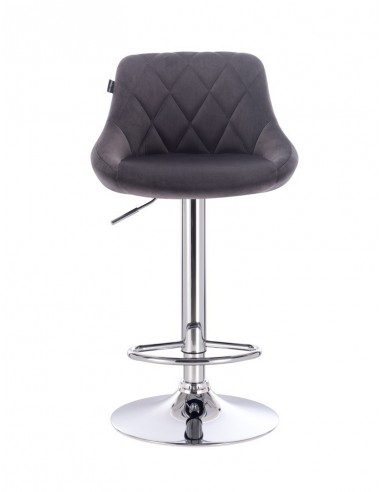 High Chair - Grey Velour BFHC1054 Bella Furniture Ireland
