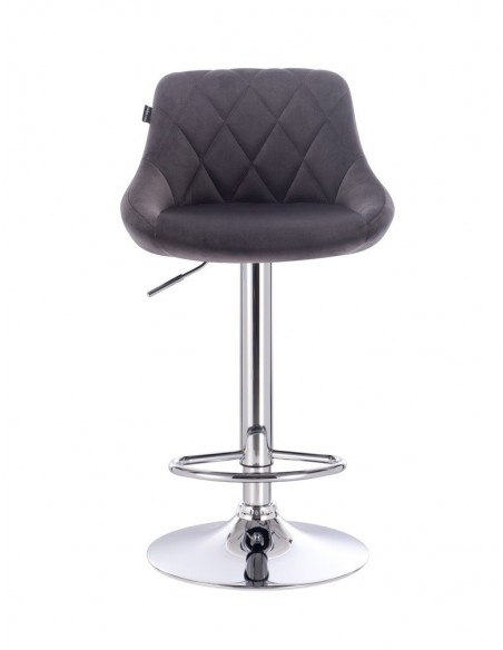 High Chair - Grey Velour BFHC1054 Bella Furniture Ireland