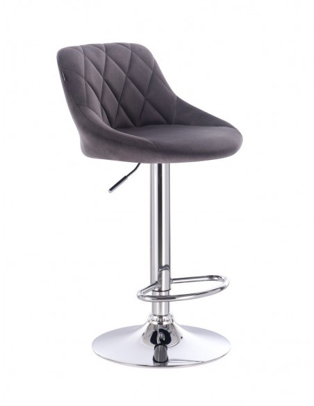 High Chair - Grey Velour BFHC1054 Bella Furniture Ireland