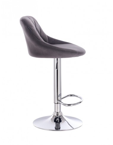 High Chair - Grey Velour BFHC1054 Bella Furniture Ireland