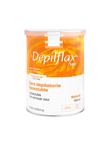 Depilflax 100 depilatory wax can natural 800 ml